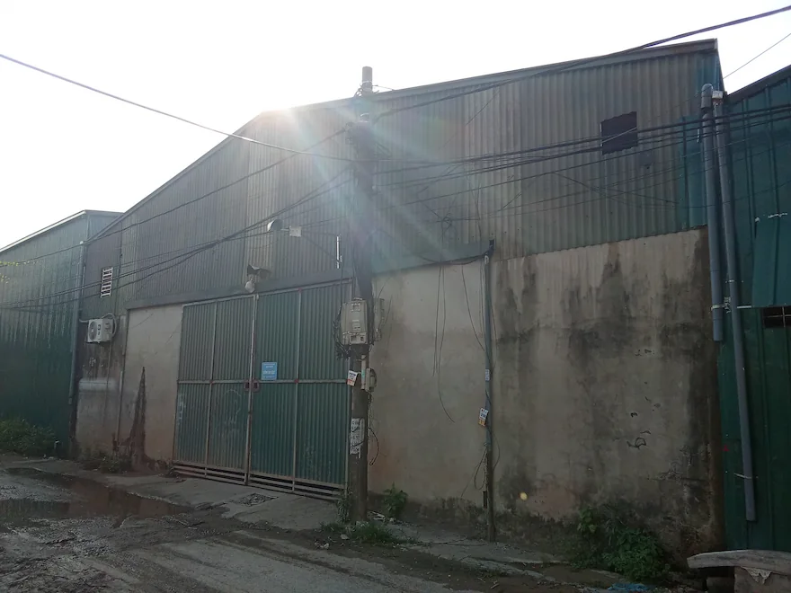 Mặt tiền 12m nhà xưởng 320m2 tại Đông Mỹ - Vạn Phúc